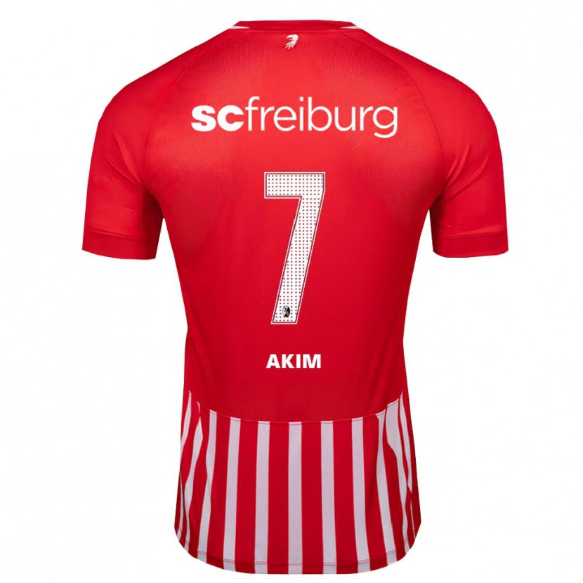 Danxen Barn Akim Schnerring #7 Röd Vit Svart Hemmatröja Matchtröjor 2026/27 Tröjor T-Tröja
