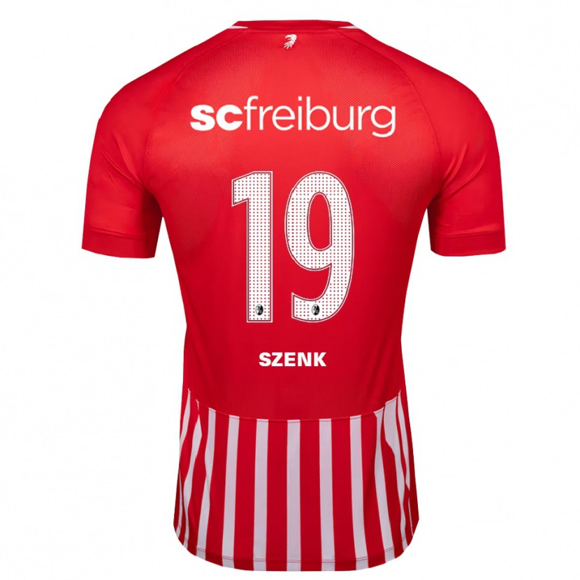 Danxen Barn Nia Szenk #19 Röd Vit Svart Hemmatröja Matchtröjor 2026/27 Tröjor T-Tröja