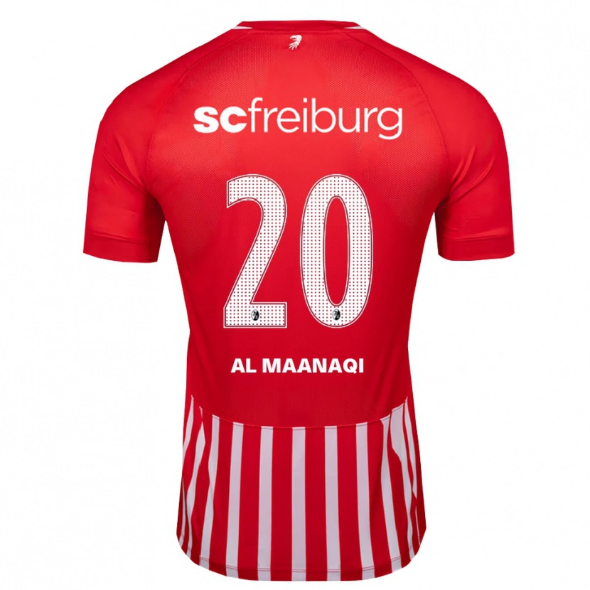 Danxen Barn Jawad Al Maanaqi #20 Röd Vit Svart Hemmatröja Matchtröjor 2026/27 Tröjor T-Tröja