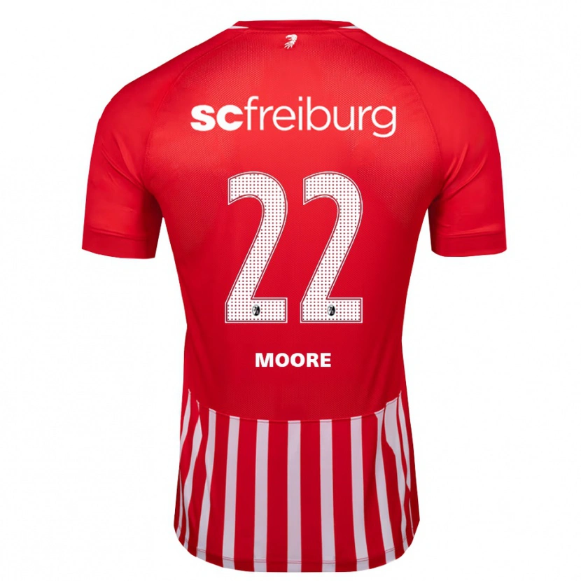 Danxen Barn Noah Moore #22 Röd Vit Svart Hemmatröja Matchtröjor 2026/27 Tröjor T-Tröja