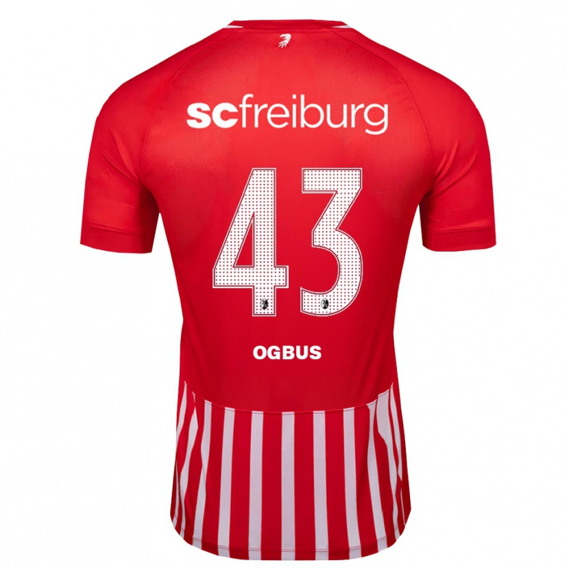 Danxen Barn Bruno Ogbus #43 Röd Vit Svart Hemmatröja Matchtröjor 2026/27 Tröjor T-Tröja