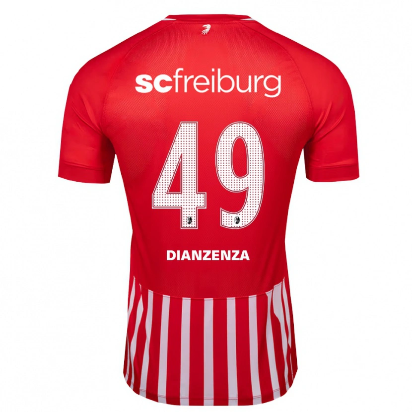 Danxen Barn Chrisdy Dianzenza #49 Röd Vit Svart Hemmatröja Matchtröjor 2026/27 Tröjor T-Tröja