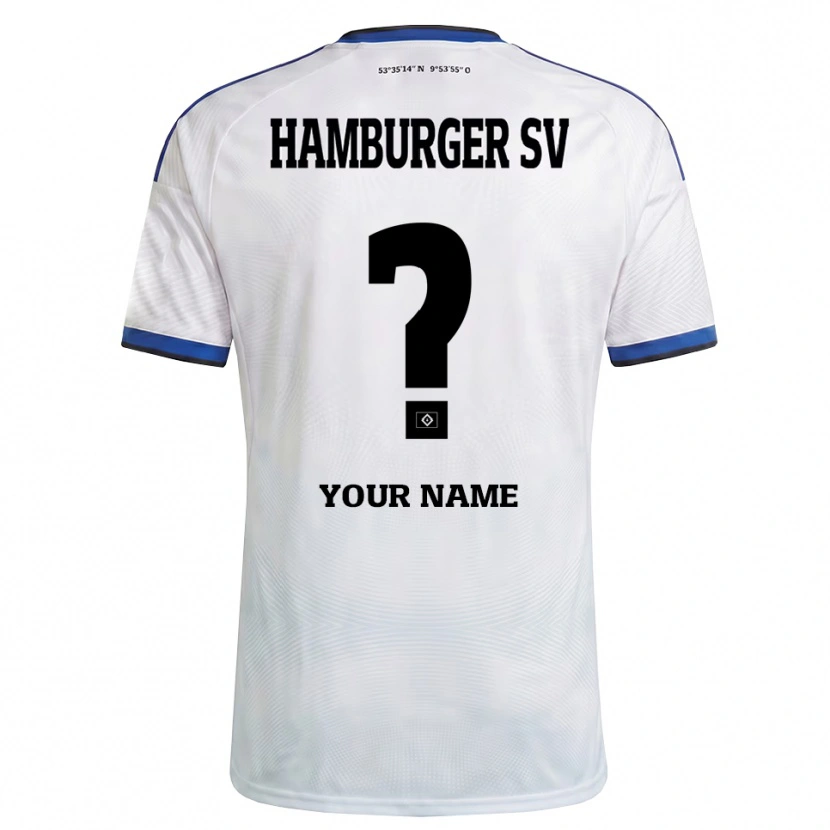 Danxen Barn Ditt Namn #0 Vit Svart Blå Hemmatröja Matchtröjor 2026/27 Tröjor T-Tröja
