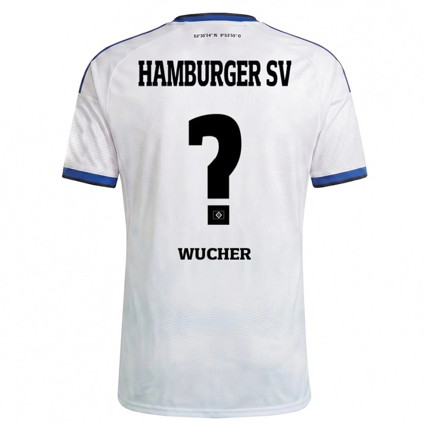 Danxen Barn Annalena Wucher #0 Vit Svart Blå Hemmatröja Matchtröjor 2026/27 Tröjor T-Tröja