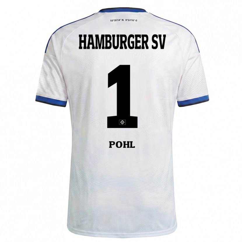 Danxen Barn Christina Pohl #1 Vit Svart Blå Hemmatröja Matchtröjor 2026/27 Tröjor T-Tröja