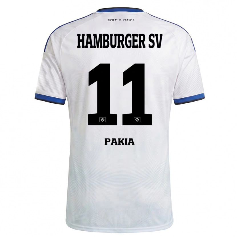 Danxen Barn Ware Pakia #11 Vit Svart Blå Hemmatröja Matchtröjor 2026/27 Tröjor T-Tröja