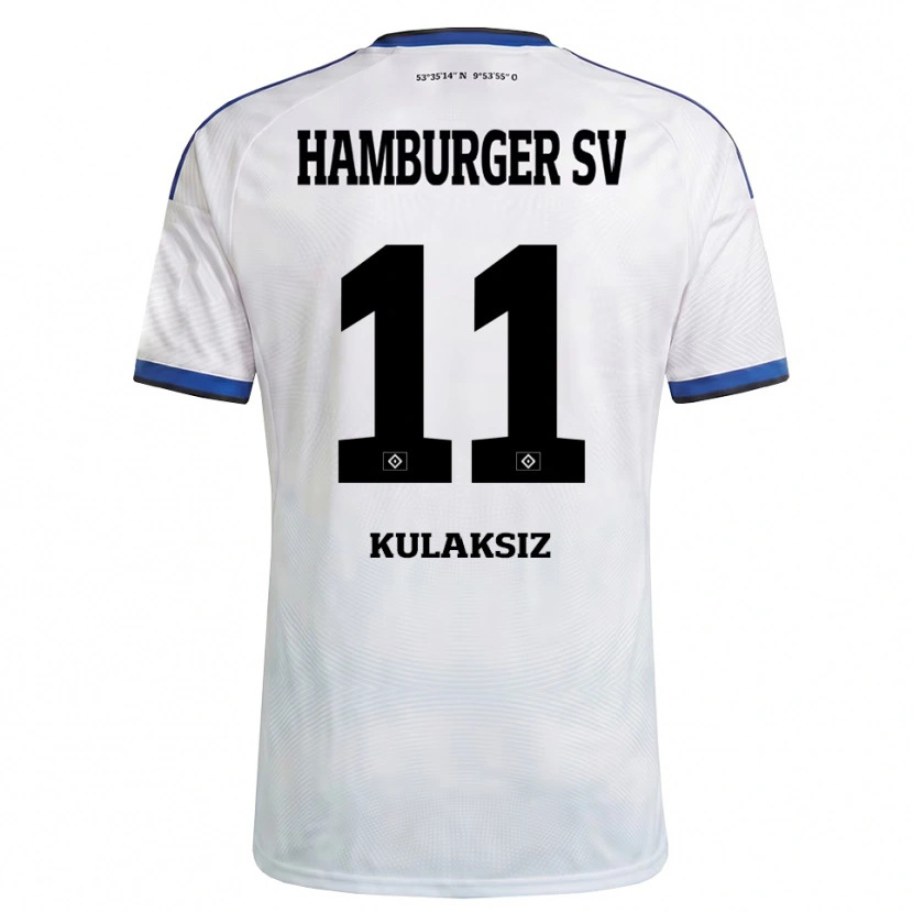 Danxen Barn Onurhan Kulaksız #11 Vit Svart Blå Hemmatröja Matchtröjor 2026/27 Tröjor T-Tröja