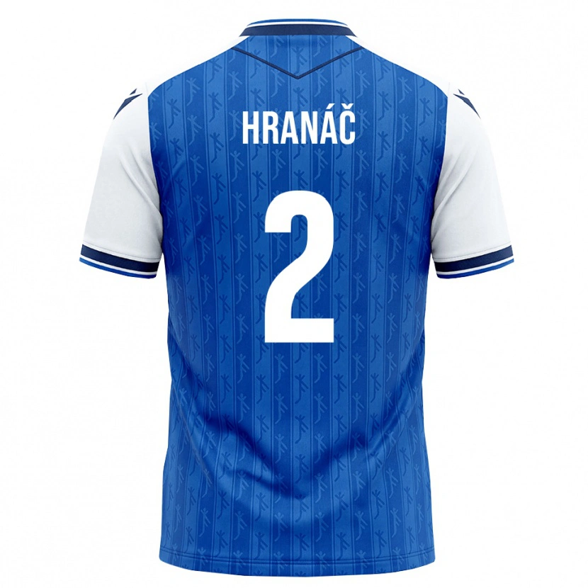 Danxen Barn Robin Hranac #2 Kunglig Blå Vit Hemmatröja Matchtröjor 2026/27 Tröjor T-Tröja