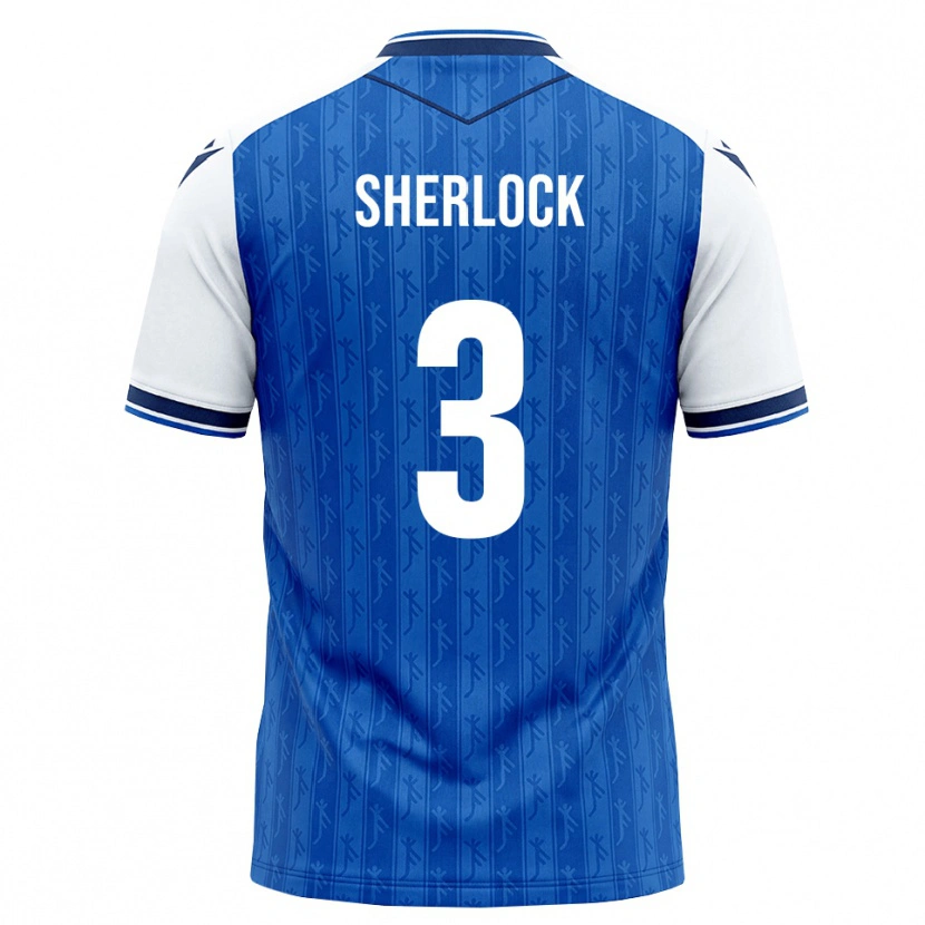 Danxen Barn Finn Sherlock #3 Kunglig Blå Vit Hemmatröja Matchtröjor 2026/27 Tröjor T-Tröja