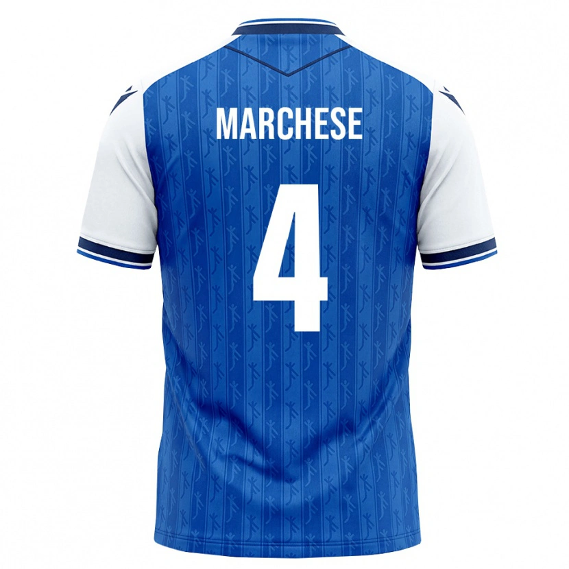 Danxen Barn Luca Marchese #4 Kunglig Blå Vit Hemmatröja Matchtröjor 2026/27 Tröjor T-Tröja