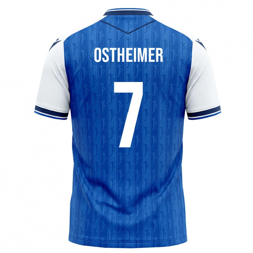 Danxen Barn Nevio Ostheimer #7 Kunglig Blå Vit Hemmatröja Matchtröjor 2026/27 Tröjor T-Tröja