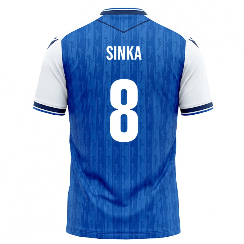 Danxen Barn Napsugár Sinka #8 Kunglig Blå Vit Hemmatröja Matchtröjor 2026/27 Tröjor T-Tröja