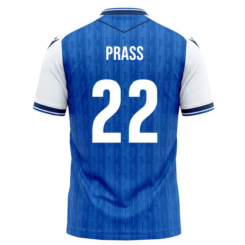 Danxen Barn Alexander Prass #22 Kunglig Blå Vit Hemmatröja Matchtröjor 2026/27 Tröjor T-Tröja