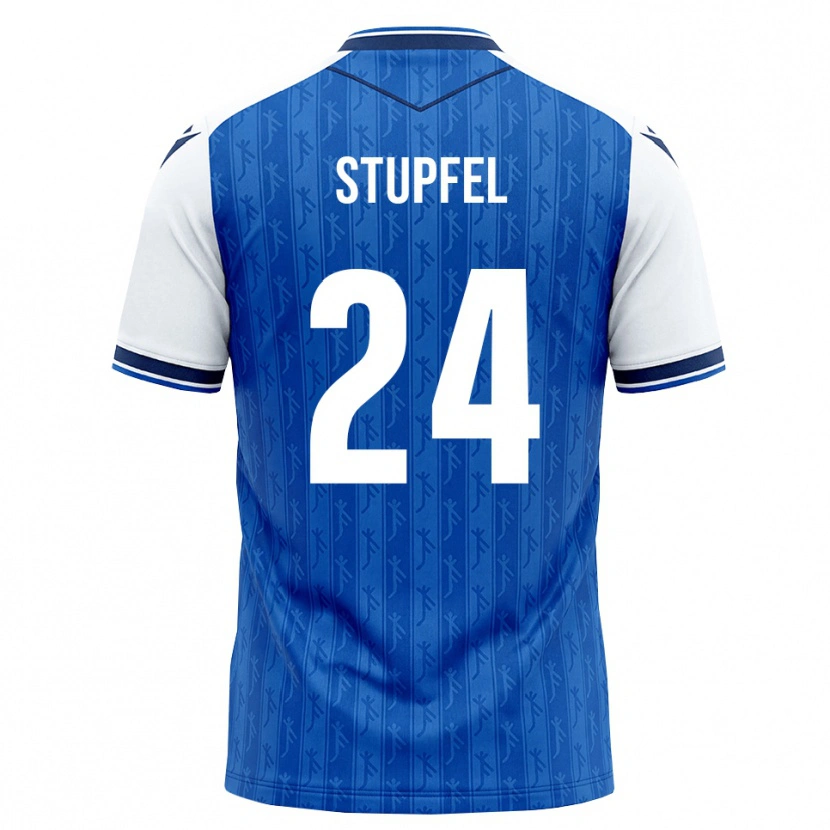 Danxen Barn Janis Stupfel #24 Kunglig Blå Vit Hemmatröja Matchtröjor 2026/27 Tröjor T-Tröja
