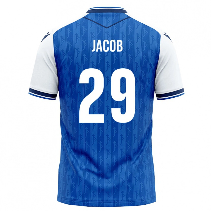 Danxen Barn Tyler Jacob #29 Kunglig Blå Vit Hemmatröja Matchtröjor 2026/27 Tröjor T-Tröja