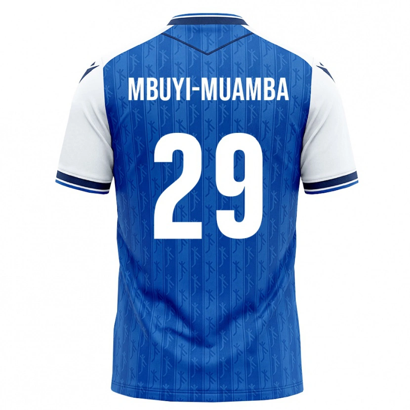 Danxen Barn Hubert Mbuyi-Muamba #29 Kunglig Blå Vit Hemmatröja Matchtröjor 2026/27 Tröjor T-Tröja