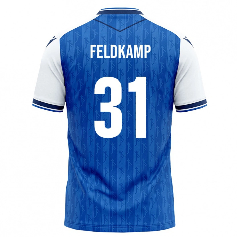Danxen Barn Jana Feldkamp #31 Kunglig Blå Vit Hemmatröja Matchtröjor 2026/27 Tröjor T-Tröja