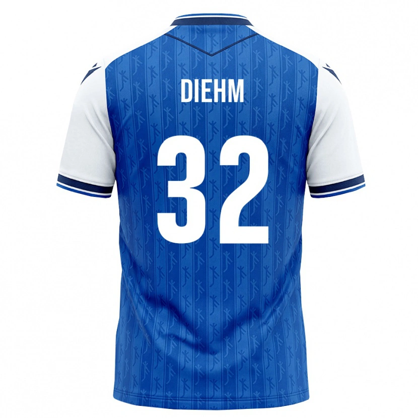 Danxen Barn Vanessa Diehm #32 Kunglig Blå Vit Hemmatröja Matchtröjor 2026/27 Tröjor T-Tröja