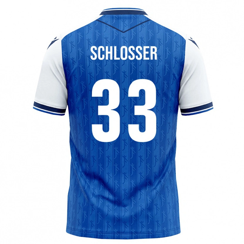 Danxen Barn Nils Schlosser #33 Kunglig Blå Vit Hemmatröja Matchtröjor 2026/27 Tröjor T-Tröja