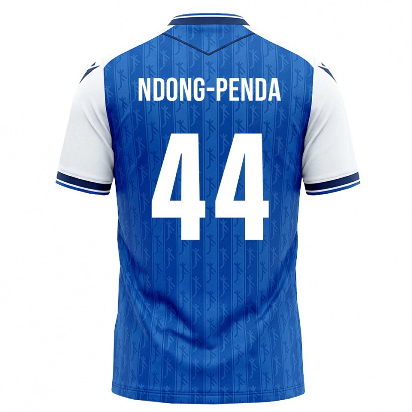 Danxen Barn Maxime Ndong-Penda #44 Kunglig Blå Vit Hemmatröja Matchtröjor 2026/27 Tröjor T-Tröja