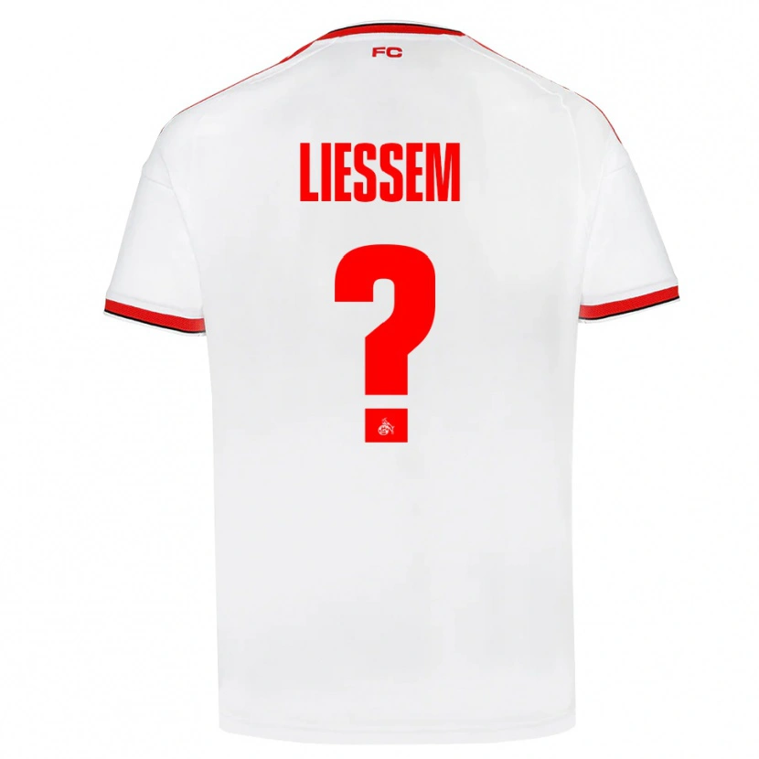 Danxen Barn Levi Ließem #0 Vit Röd Svart Hemmatröja Matchtröjor 2026/27 Tröjor T-Tröja