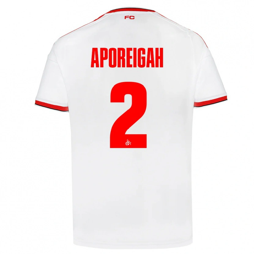 Danxen Barn Leo Aporeigah #2 Vit Röd Svart Hemmatröja Matchtröjor 2026/27 Tröjor T-Tröja