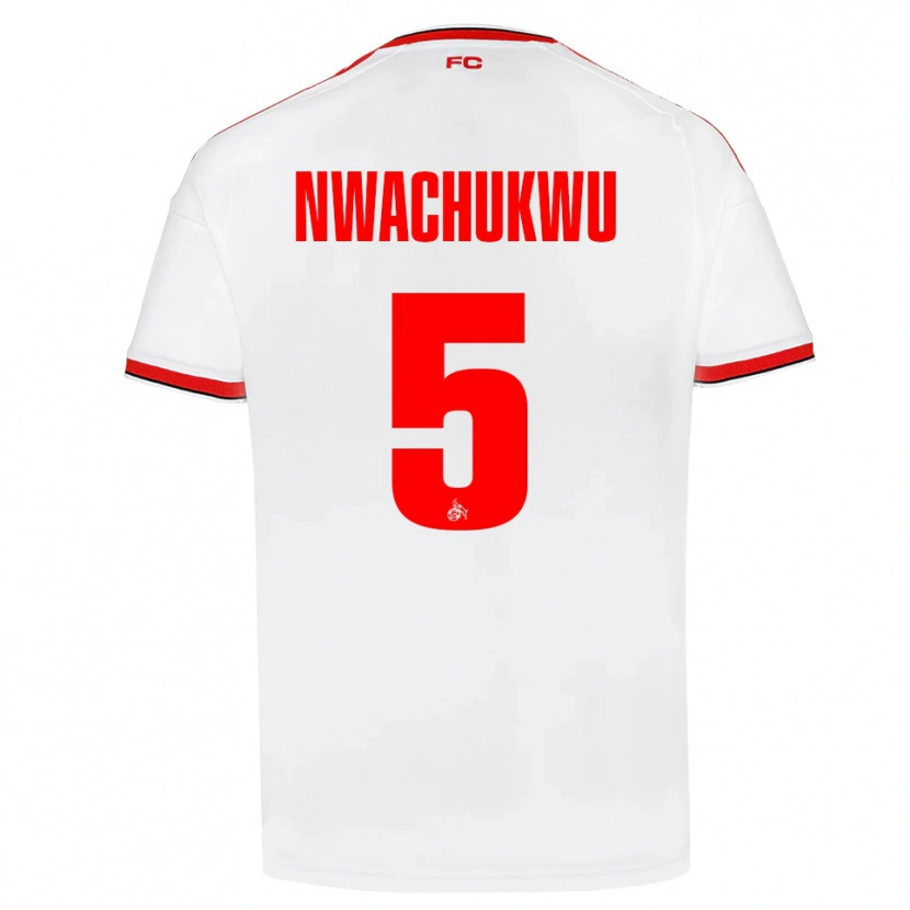 Danxen Barn Ben Nwachukwu #5 Vit Röd Svart Hemmatröja Matchtröjor 2026/27 Tröjor T-Tröja
