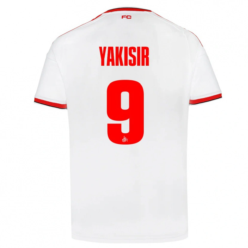 Danxen Barn Emir-Ahmet Yakisir #9 Vit Röd Svart Hemmatröja Matchtröjor 2026/27 Tröjor T-Tröja