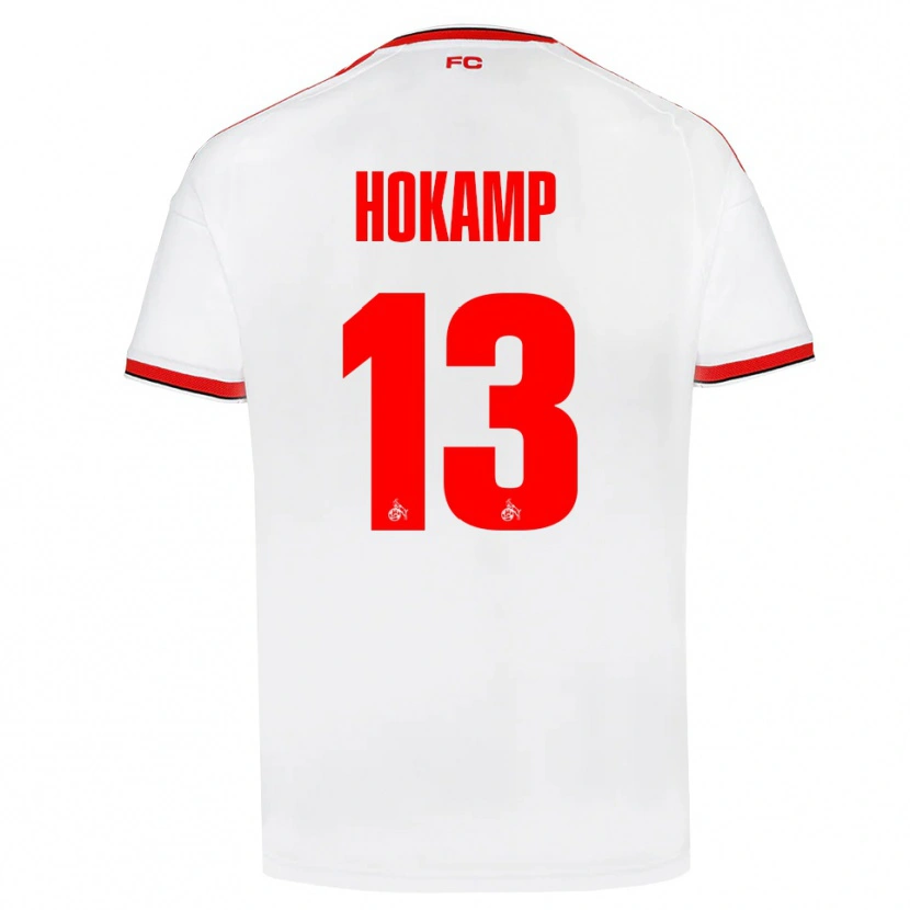 Danxen Barn Merle Hokamp #13 Vit Röd Svart Hemmatröja Matchtröjor 2026/27 Tröjor T-Tröja