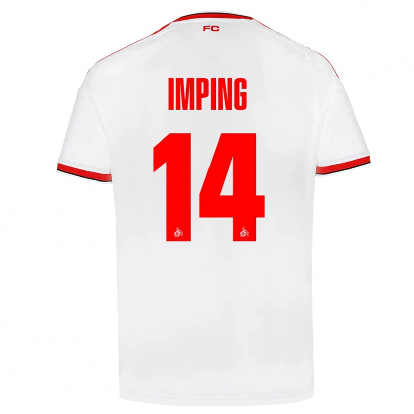 Danxen Barn Carlotta Imping #14 Vit Röd Svart Hemmatröja Matchtröjor 2026/27 Tröjor T-Tröja
