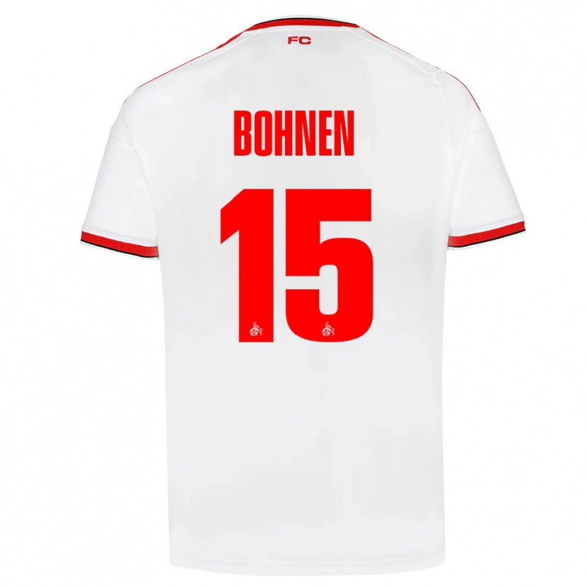 Danxen Barn Bohnen #15 Vit Röd Svart Hemmatröja Matchtröjor 2026/27 Tröjor T-Tröja
