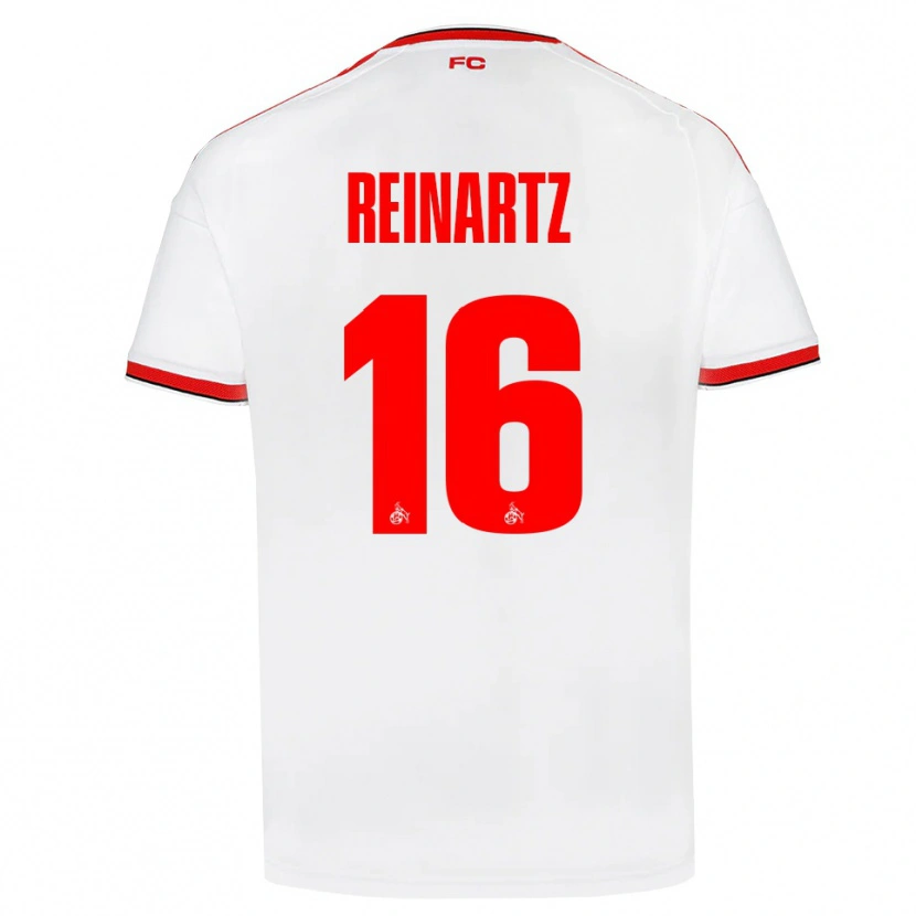 Danxen Barn Ben Reinartz #16 Vit Röd Svart Hemmatröja Matchtröjor 2026/27 Tröjor T-Tröja