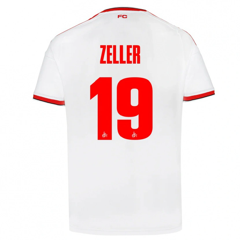Danxen Barn Dóra Zeller #19 Vit Röd Svart Hemmatröja Matchtröjor 2026/27 Tröjor T-Tröja