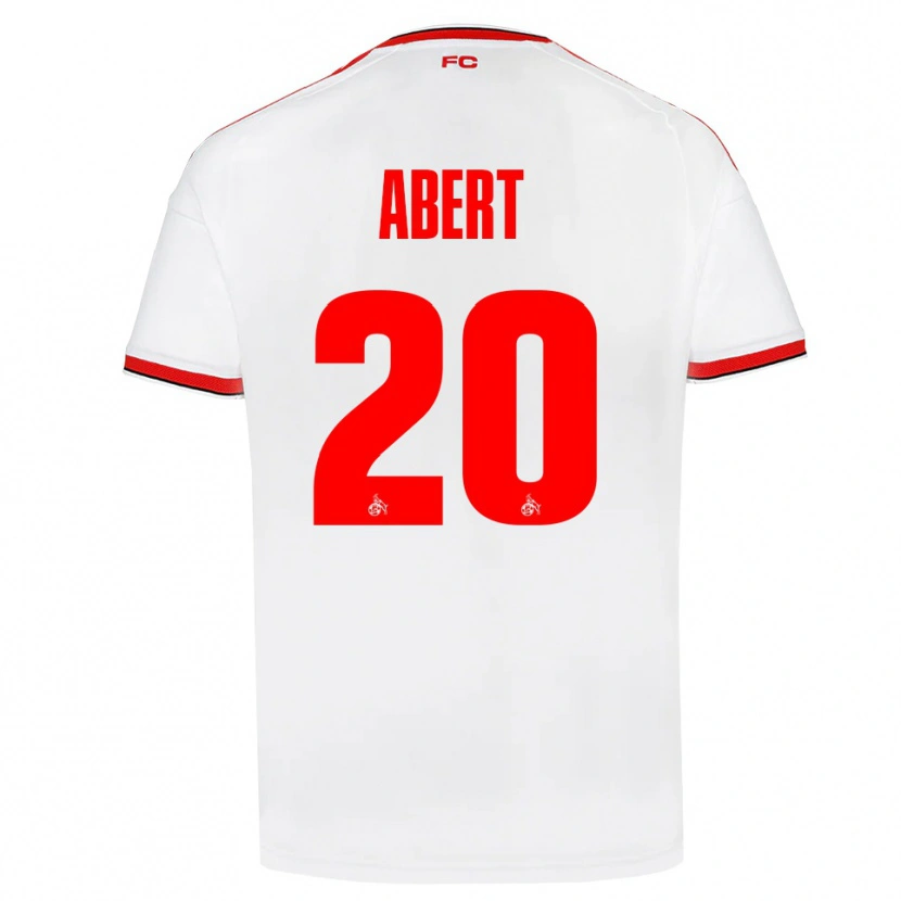 Danxen Barn Niklas Abert #20 Vit Röd Svart Hemmatröja Matchtröjor 2026/27 Tröjor T-Tröja