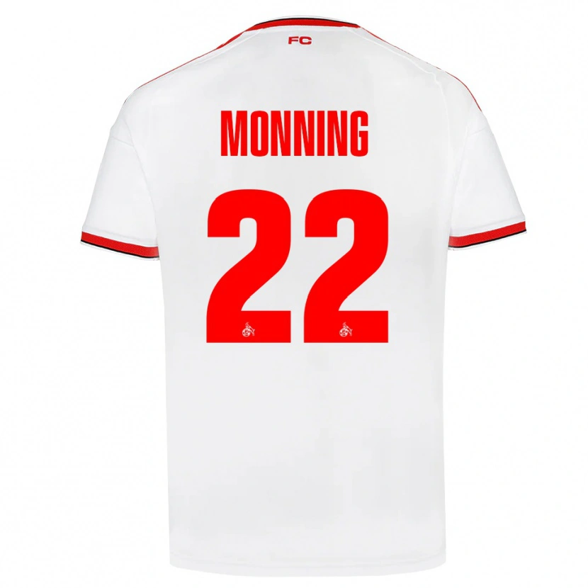 Danxen Barn Marlon Monning #22 Vit Röd Svart Hemmatröja Matchtröjor 2026/27 Tröjor T-Tröja