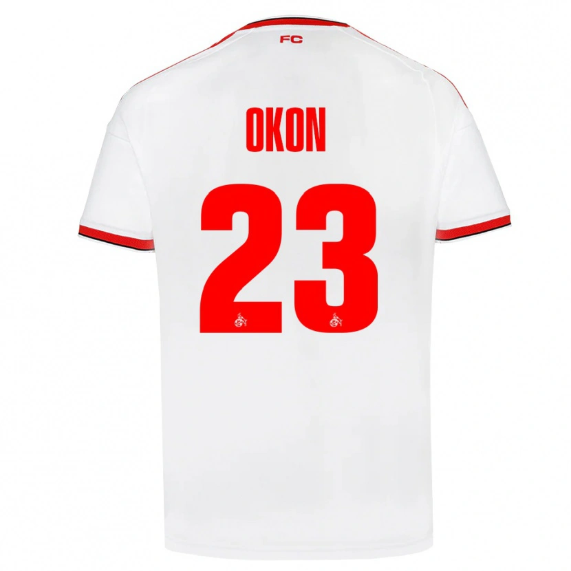 Danxen Barn Paul Okon-Engstler #23 Vit Röd Svart Hemmatröja Matchtröjor 2026/27 Tröjor T-Tröja