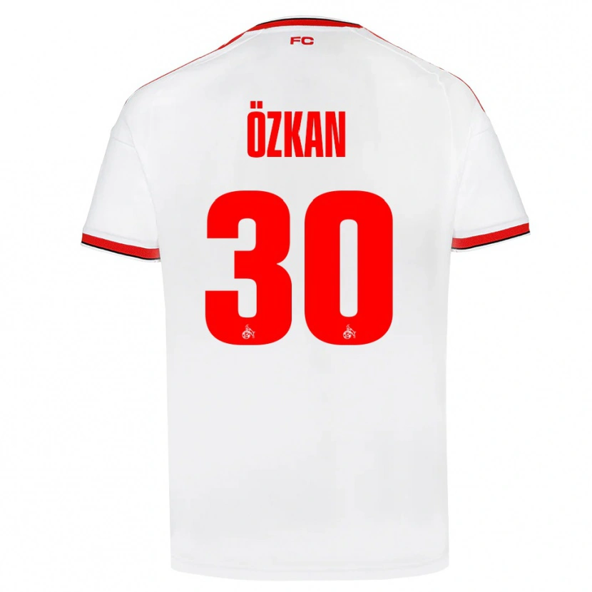 Danxen Barn Mikail Özkan #30 Vit Röd Svart Hemmatröja Matchtröjor 2026/27 Tröjor T-Tröja