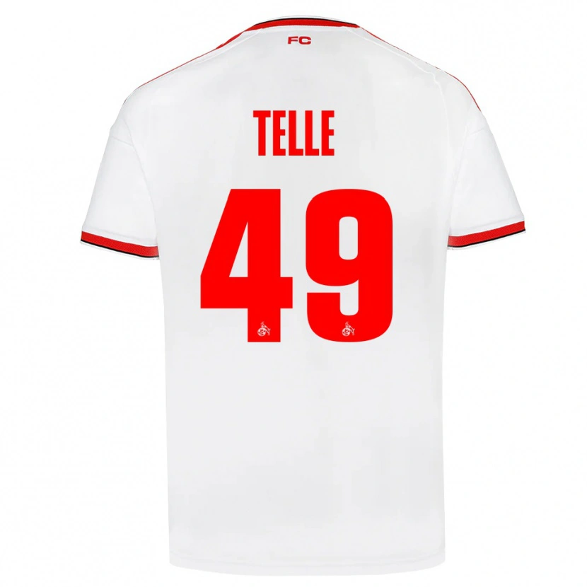 Danxen Barn Neo Telle #49 Vit Röd Svart Hemmatröja Matchtröjor 2026/27 Tröjor T-Tröja