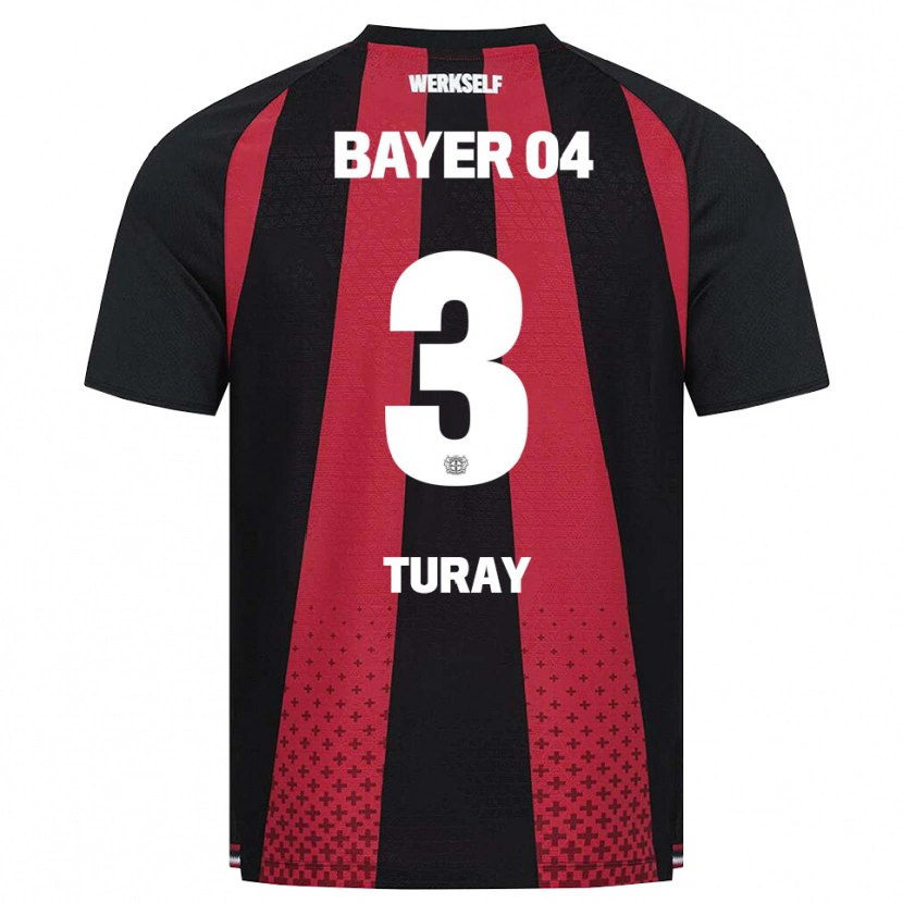 Danxen Barn Osman Turay #3 Svart Vit Röd Hemmatröja Matchtröjor 2026/27 Tröjor T-Tröja