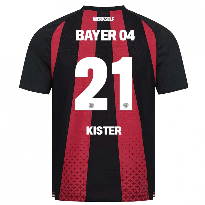 Danxen Barn Akim Kister #21 Svart Vit Röd Hemmatröja Matchtröjor 2026/27 Tröjor T-Tröja