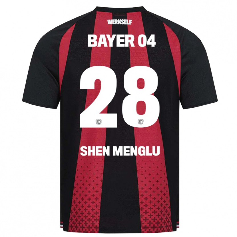 Danxen Barn Shen Menglu #28 Svart Vit Röd Hemmatröja Matchtröjor 2026/27 Tröjor T-Tröja
