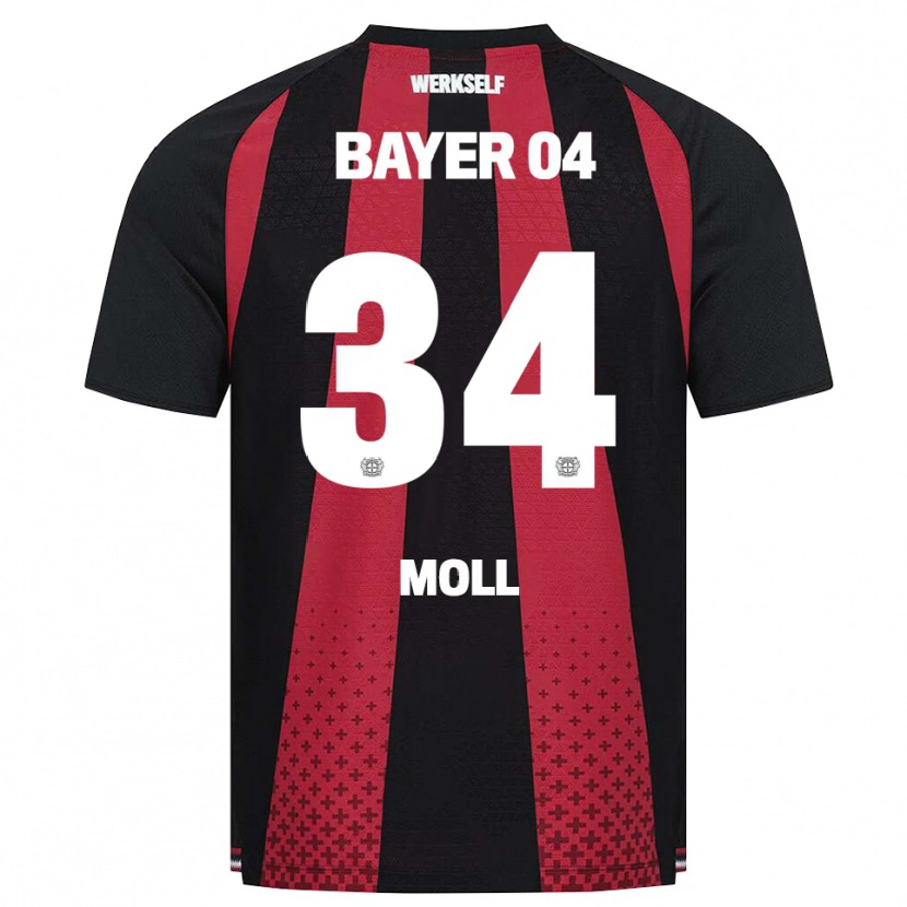 Danxen Barn Anne Moll #34 Svart Vit Röd Hemmatröja Matchtröjor 2026/27 Tröjor T-Tröja