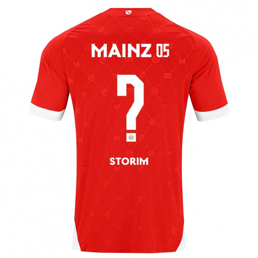 Danxen Barn Max Storim #0 Röd Vit Hemmatröja Matchtröjor 2026/27 Tröjor T-Tröja