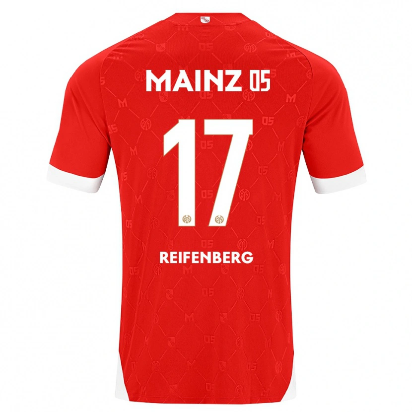 Danxen Barn Michelle Reifenberg #17 Röd Vit Hemmatröja Matchtröjor 2026/27 Tröjor T-Tröja