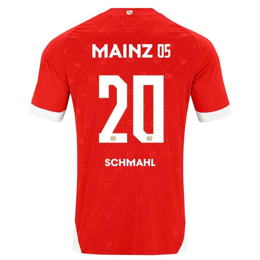 Danxen Barn Laura Schmahl #20 Röd Vit Hemmatröja Matchtröjor 2026/27 Tröjor T-Tröja