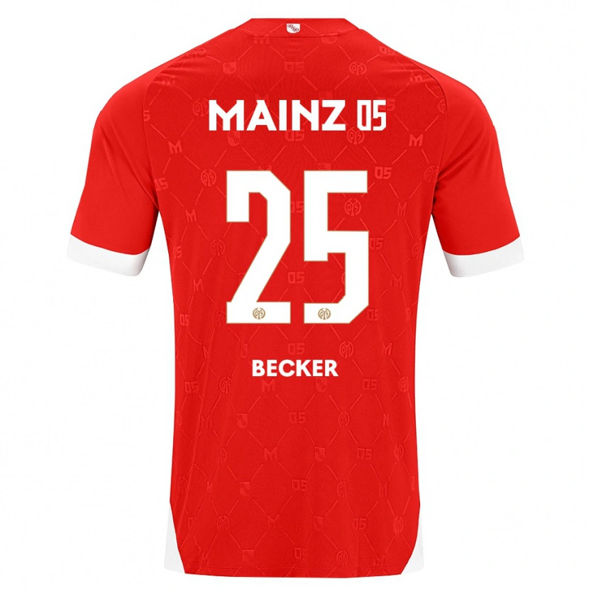 Danxen Barn Kathrin Becker #25 Röd Vit Hemmatröja Matchtröjor 2026/27 Tröjor T-Tröja