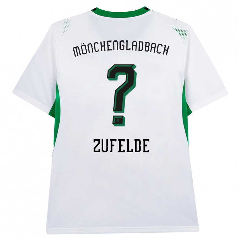 Danxen Barn Isaac Zufelde #0 Vit Svart Grön Hemmatröja Matchtröjor 2026/27 Tröjor T-Tröja