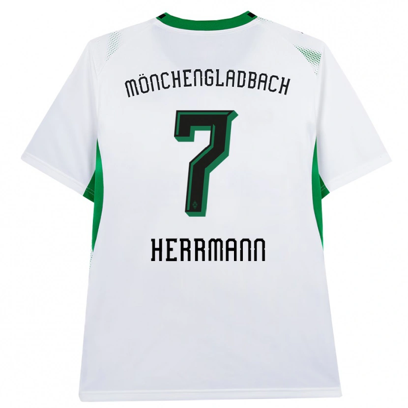 Danxen Barn Patrick Herrmann #7 Vit Svart Grön Hemmatröja Matchtröjor 2026/27 Tröjor T-Tröja