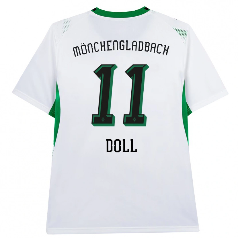 Danxen Barn Leo Doll #11 Vit Svart Grön Hemmatröja Matchtröjor 2026/27 Tröjor T-Tröja