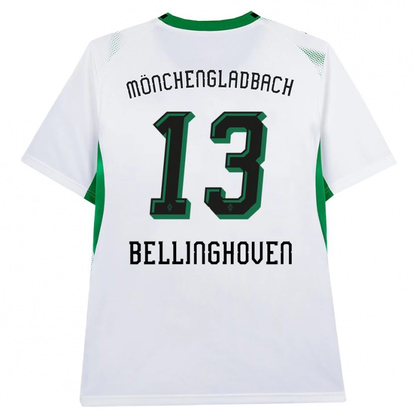Danxen Barn Christina Bellinghoven #13 Vit Svart Grön Hemmatröja Matchtröjor 2026/27 Tröjor T-Tröja